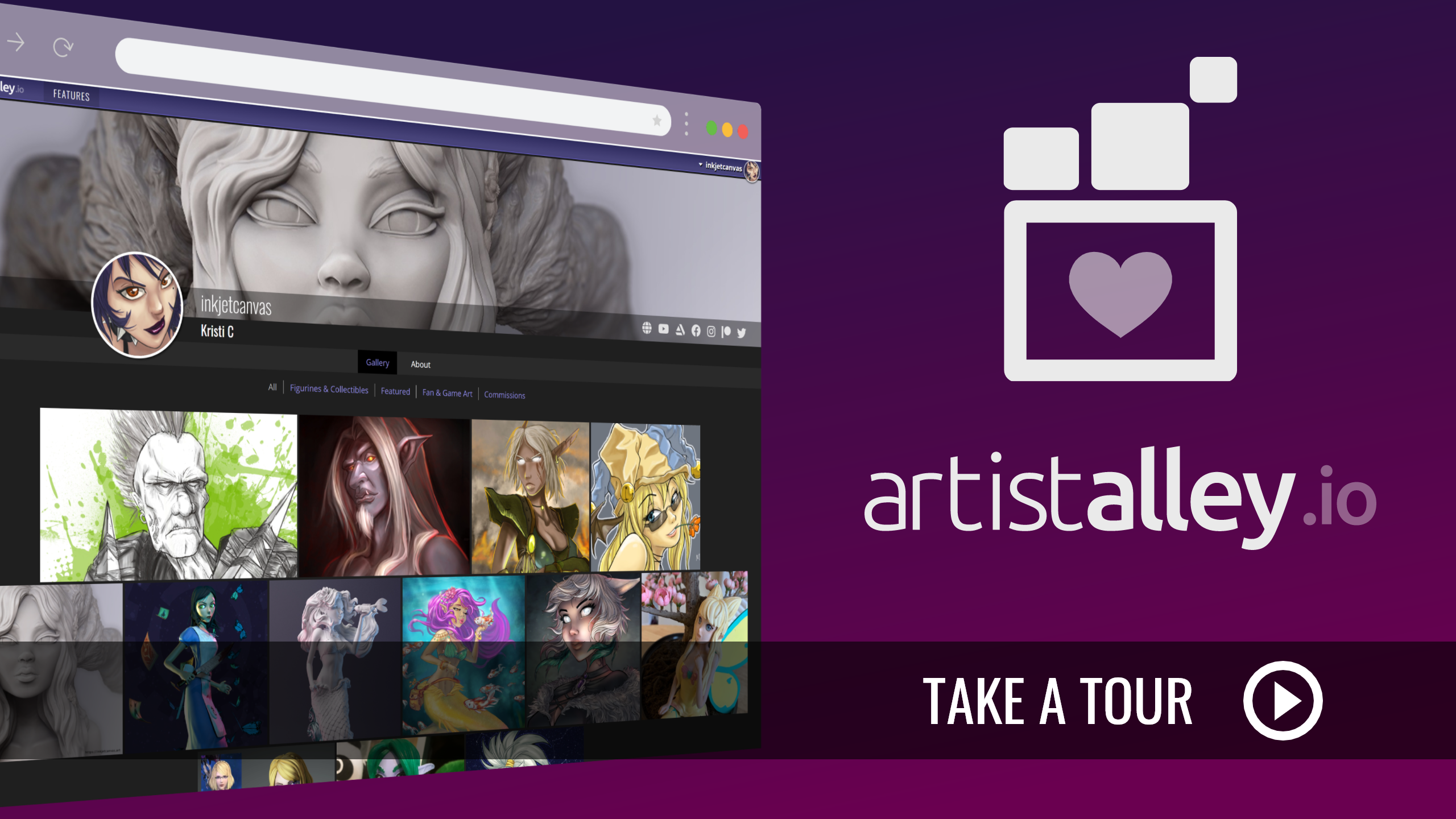 ArtistAlley.io Sizzle Reel Goes Live